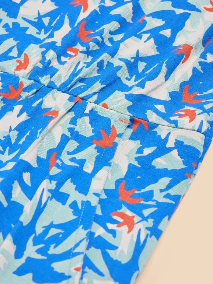 Women DRESSES White Stuff Tallie Eco Vero Jersey Dress Teal Print Women DRESSES White Stuff Tallie Eco Vero Jersey Dress Teal Print