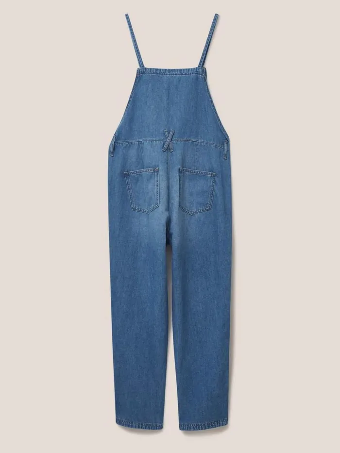 Women DUNGAREES and JUMPSUITS White Stuff Strappy Cotton Linen Dungaree Light Denim Women DUNGAREES and JUMPSUITS White Stuff Strappy Cotton Linen Dungaree Light Denim