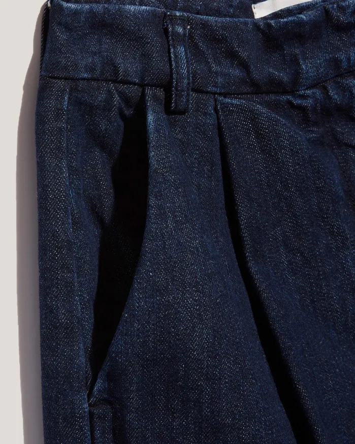 Women Earth Market Trouser Indigo YMC Earth