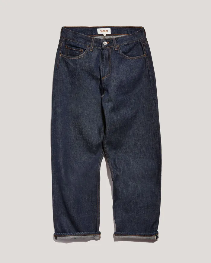 Women Earth Silver Jean Indigo YMC Trousers