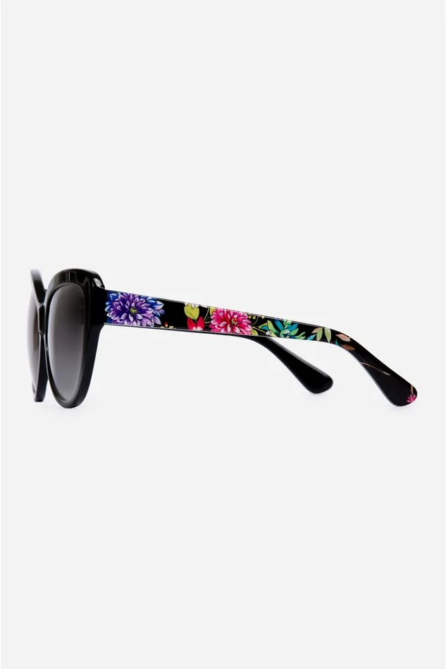 Women Eye Wear Johnny Was Sydnee Sunglasses Black Printed Dreamer Noir Women Eye Wear Johnny Was Sydnee Sunglasses Black Printed Dreamer Noir