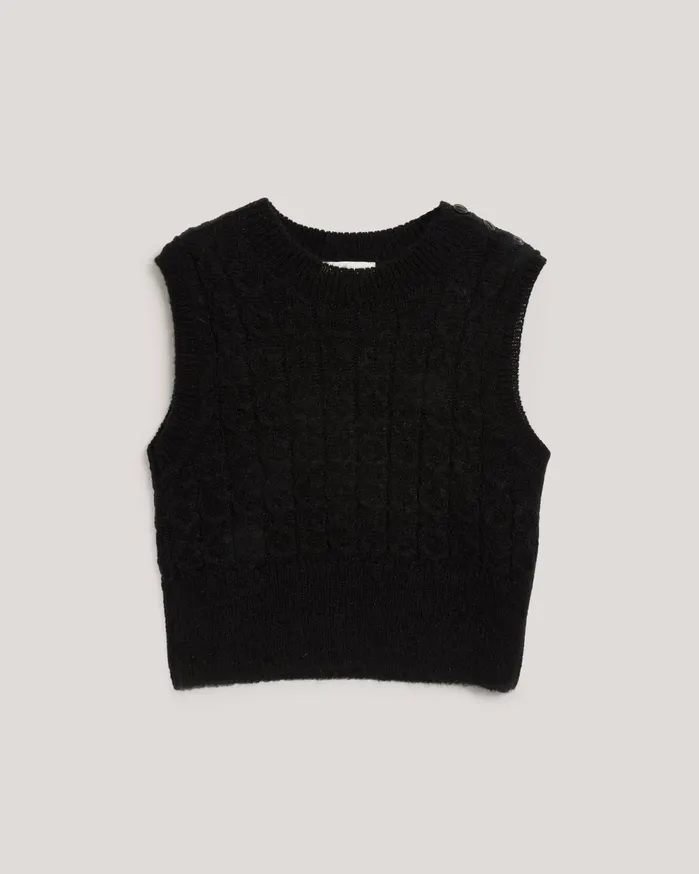 Women Farrow Knit Black YMC Knitwear