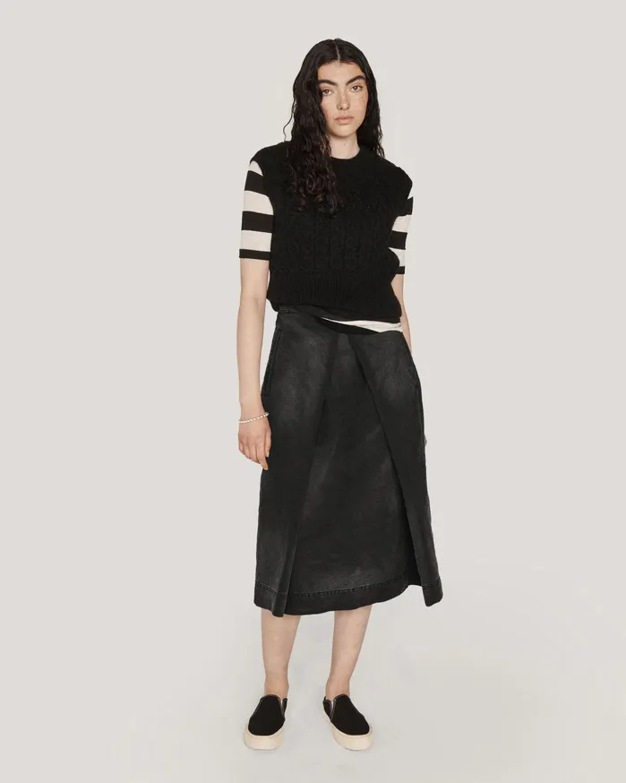 Women Farrow Knit Black YMC Knitwear