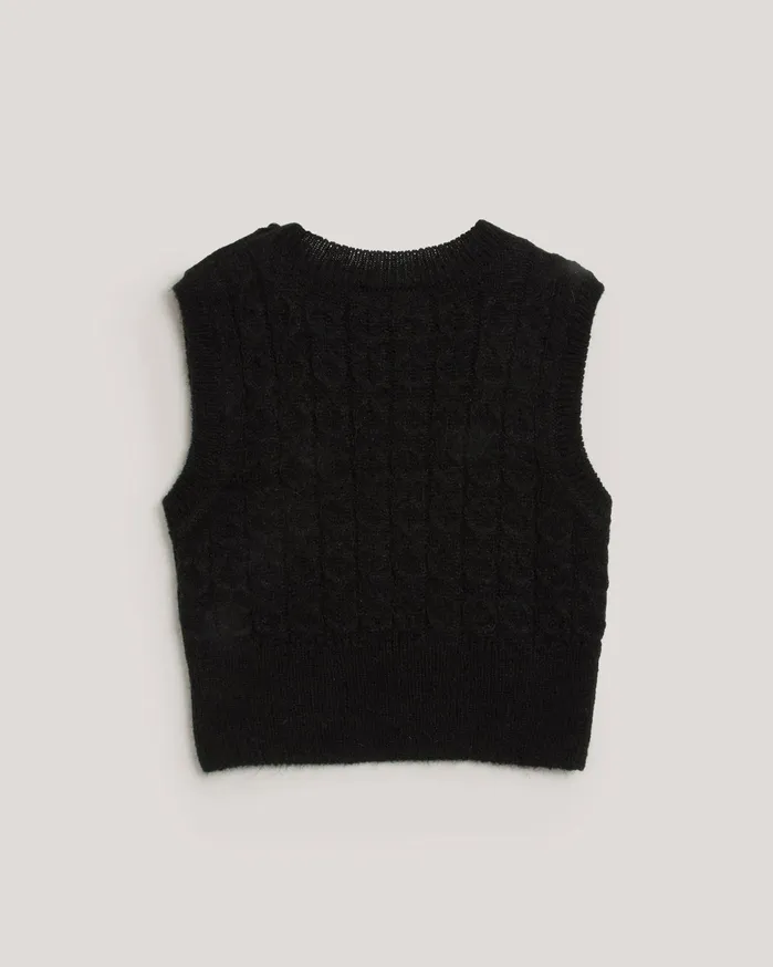 Women Farrow Knit Black YMC Knitwear
