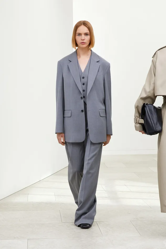 Women filippak Darcey Wool Trousers Grey Melange Trousers Women filippak Darcey Wool Trousers Grey Melange Trousers
