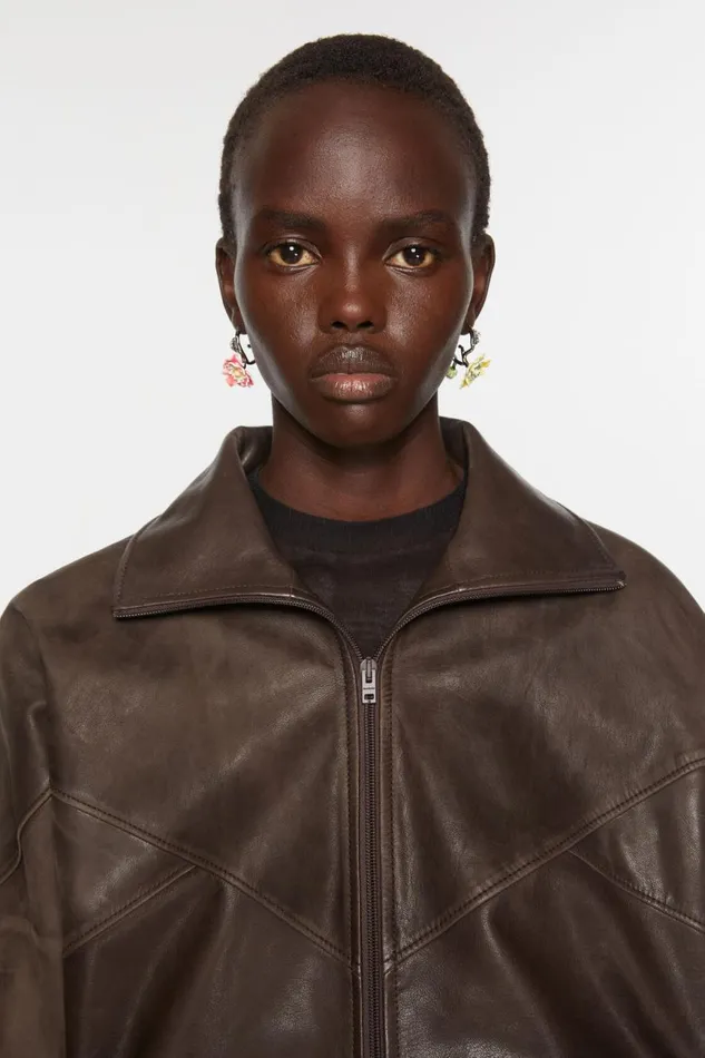 Women Flower Earrings Silverredyellow Acne Studios Jewellery