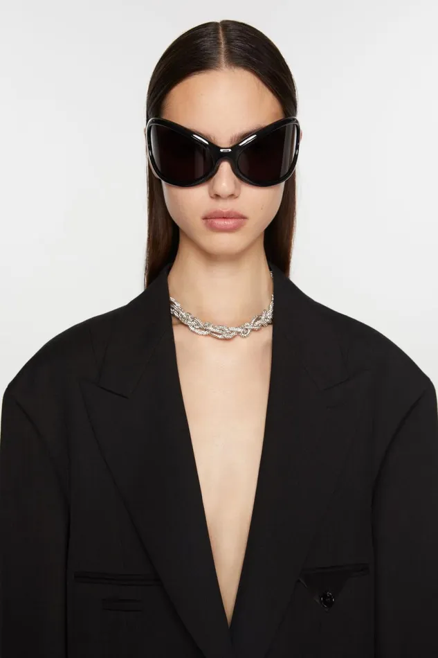 Women Frame Sunglasses Blackblack Acne Studios Eyewear