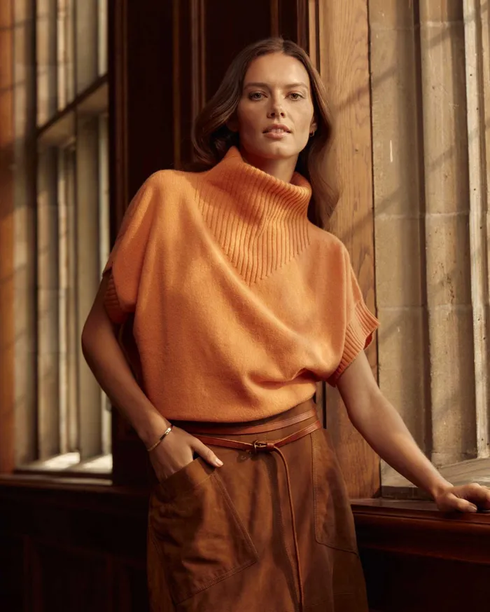 Women Funnel Shell Sweater Ember Billy Reid Sweaters and Knits
