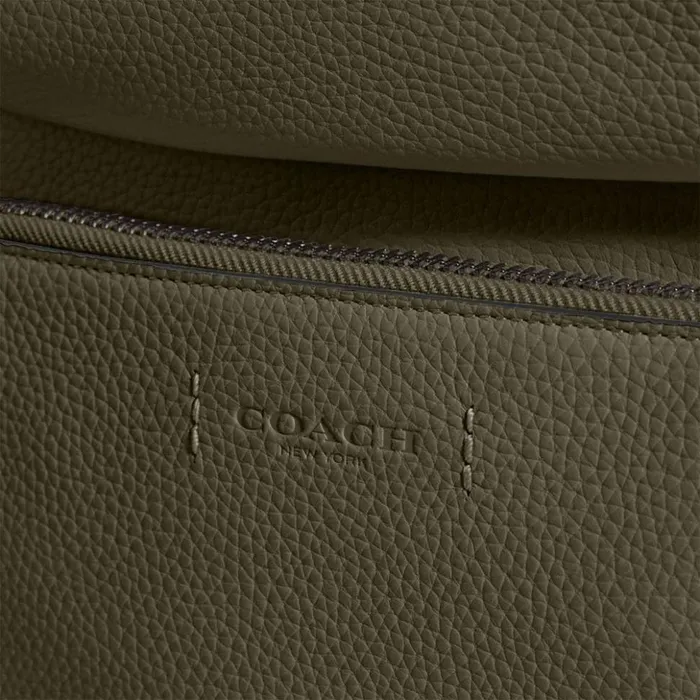 Women Gotham Backpack Army Green Coach Backpacks