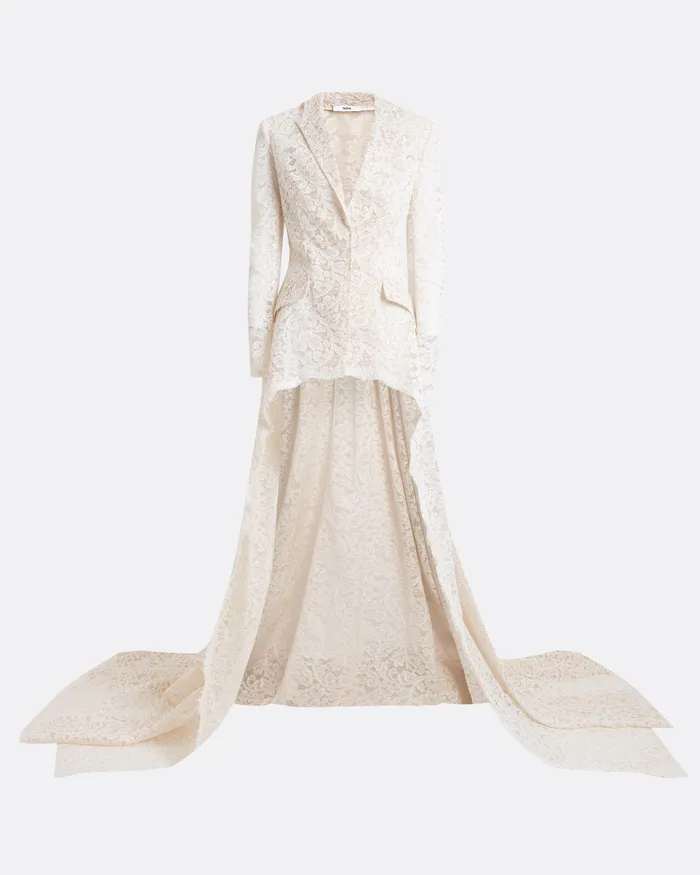 Women Gregoria Ivory Jacket Ivory Jackets and Coats Safiyaa