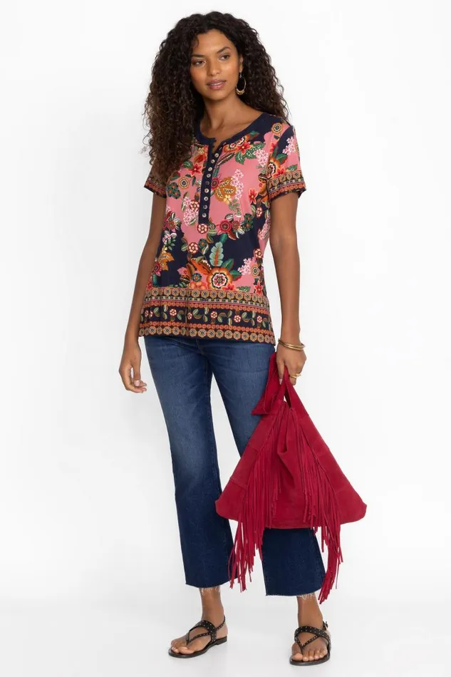 Women Handbags Johnny Was ITALIAN SUEDE FRINGE HOBO Redwood