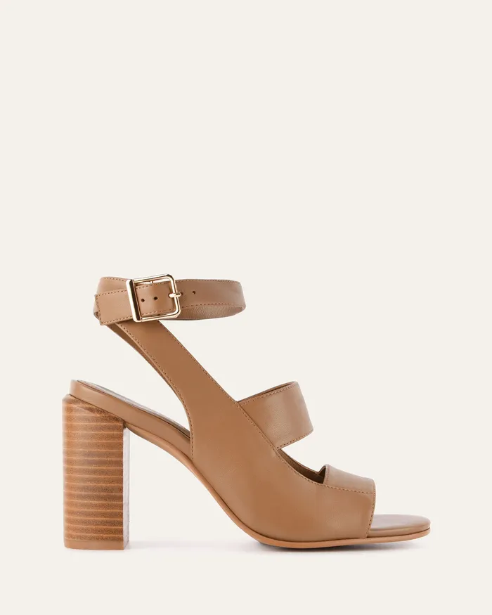 Women HIGH SANDALS jomercer Penny high sandals tan leather