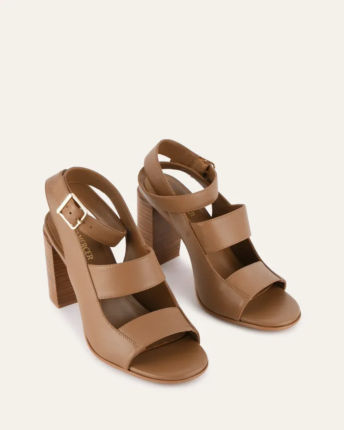 Women HIGH SANDALS jomercer Penny high sandals tan leather Women HIGH SANDALS jomercer Penny high sandals tan leather