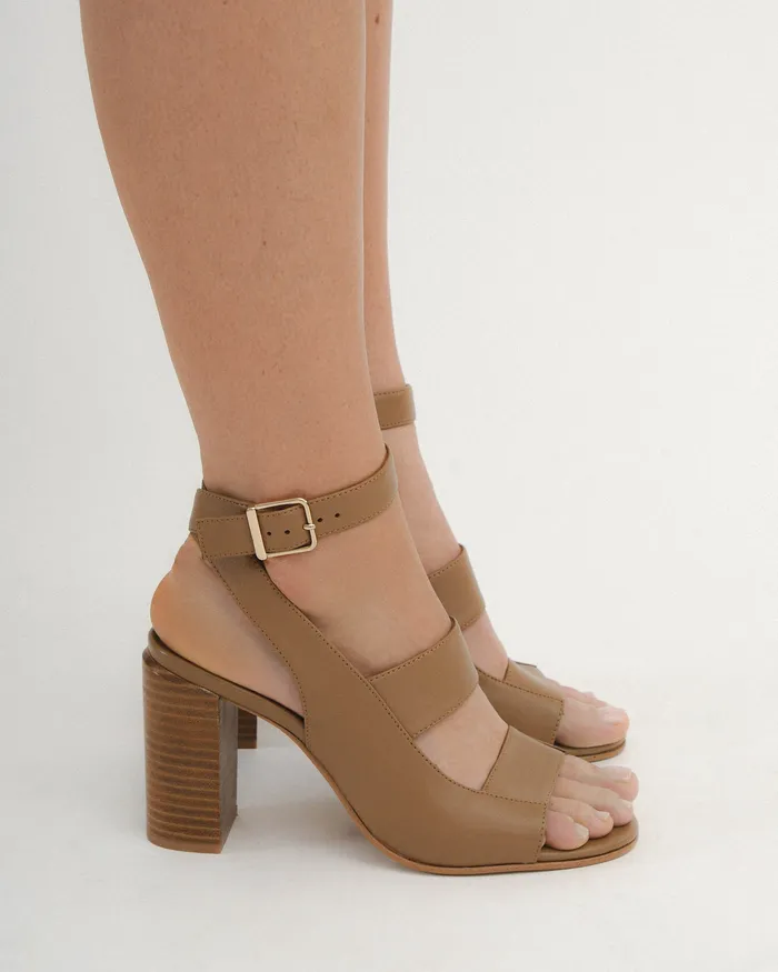Women HIGH SANDALS jomercer Penny high sandals tan leather Women HIGH SANDALS jomercer Penny high sandals tan leather