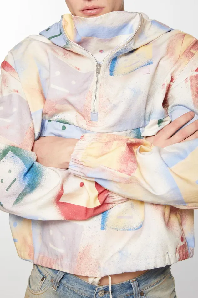 Women Hooded Jacket Multicolor Acne Studios Outerwear