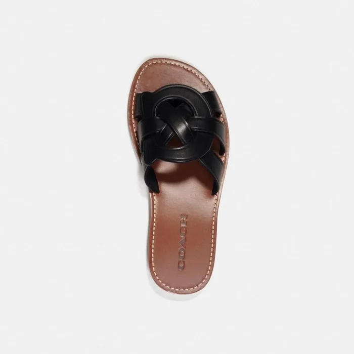 Women Issa Sandal Black Coach Sandals