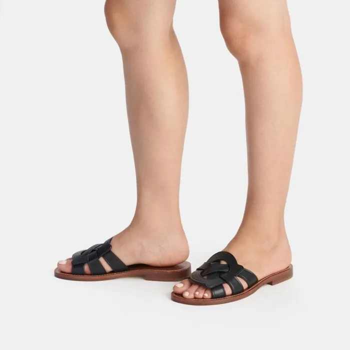 Women Issa Sandal Black Coach Sandals