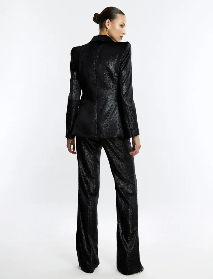 Women Jackets and Blazers BCBG Black Tailored Blazer Black Beauty