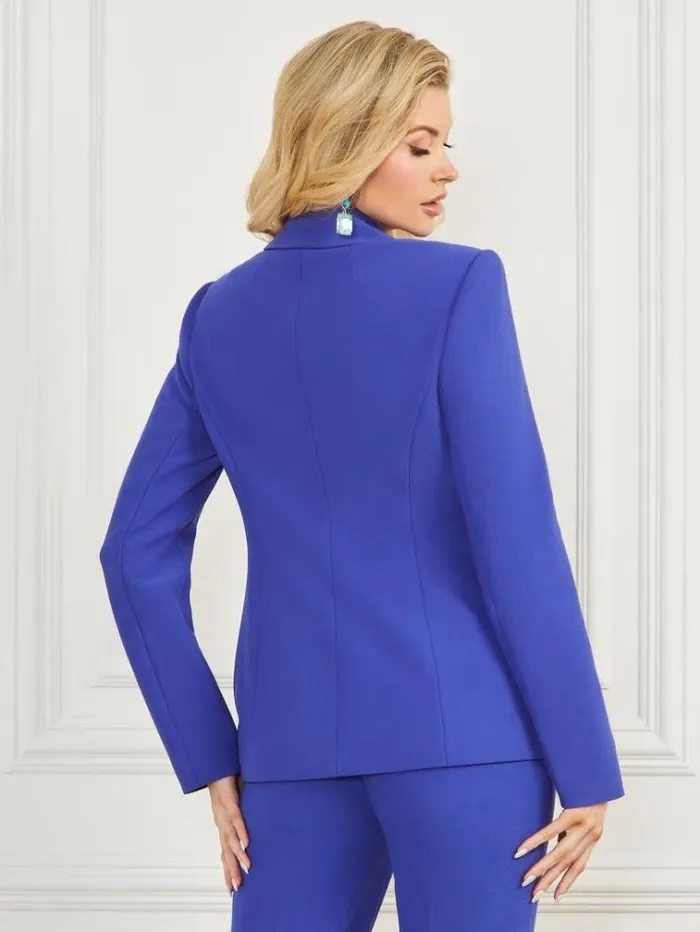 Women Jackets Marciano Jacqueline Blazer Jewel Blue Women Jackets Marciano Jacqueline Blazer Jewel Blue