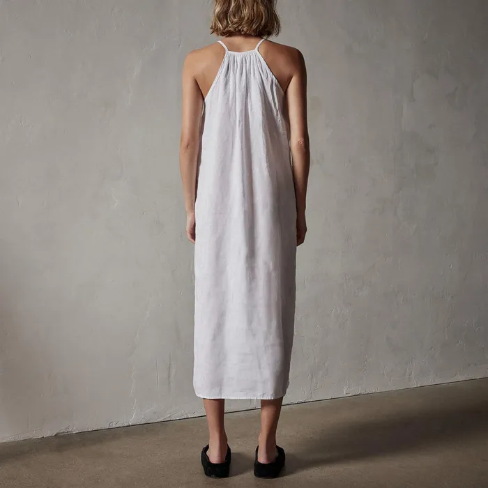 WOMEN James Perse DRESSESJUMPSUITS Linen Sun Dress White