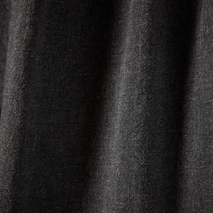 WOMEN James Perse NOVELTY TOPS Curved Hem Peasant Blouse Anthracite