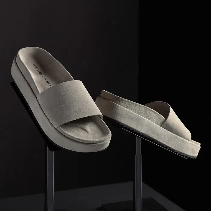 WOMEN James Perse SANDALS Women039s Single Strap Platform Slide Earth