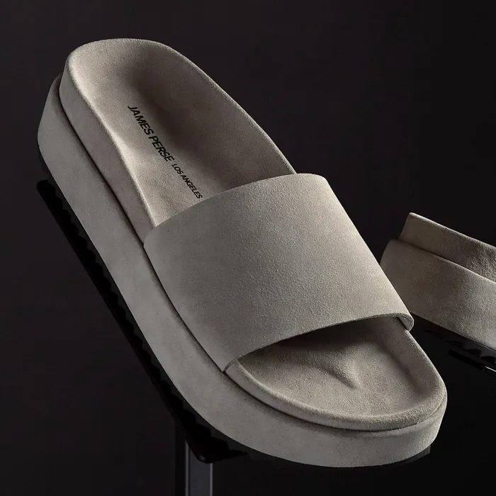 WOMEN James Perse SANDALS Women039s Single Strap Platform Slide Earth
