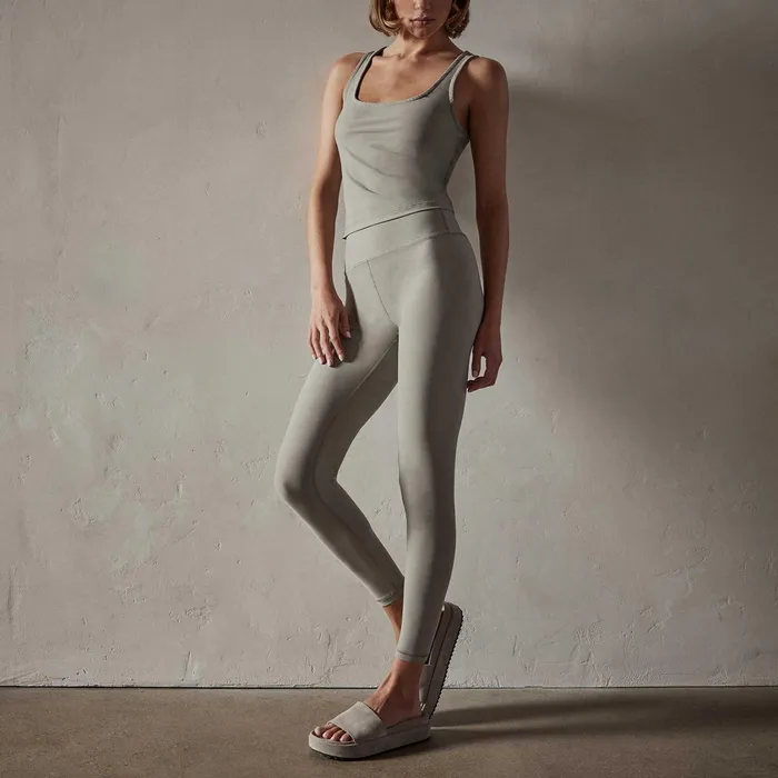 WOMEN James Perse SWEAT TOPSBOTTOMS High Rise Yoga Legging Olympic Grey