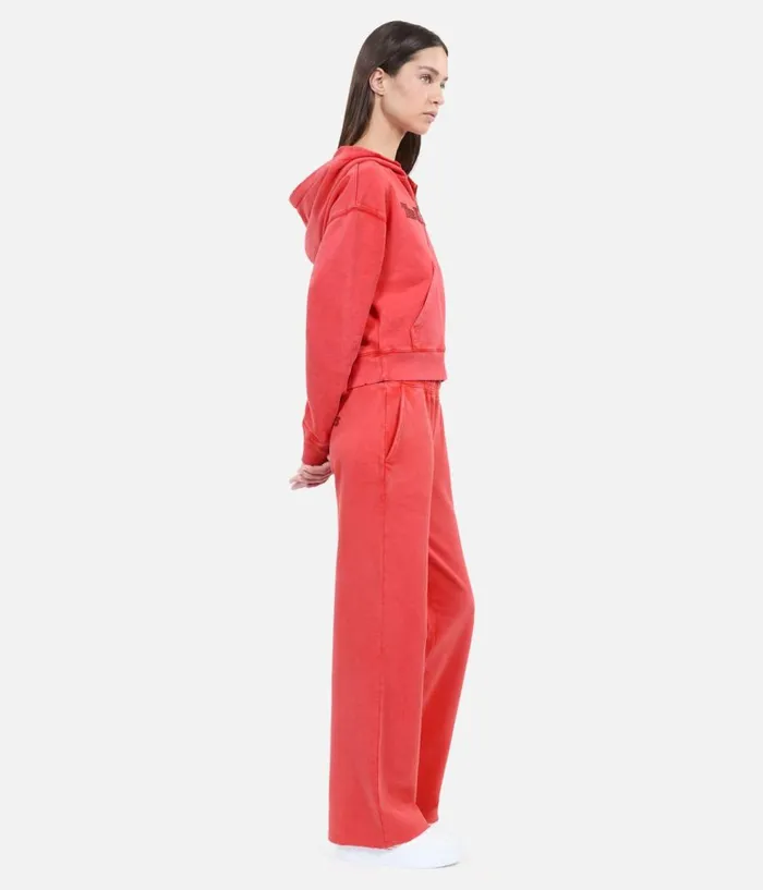 Women Jeans and Pants THE KOOPLES Red Logo Tracksuit Trousers Women Jeans and Pants THE KOOPLES Red Logo Tracksuit Trousers