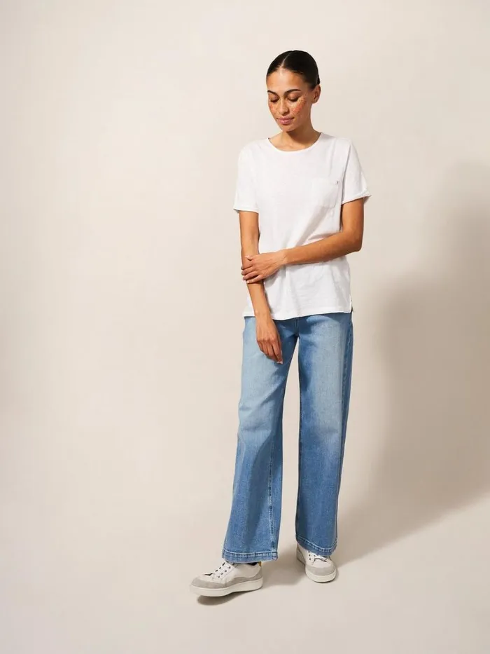 Women JEANS White Stuff Heidi Wide Leg Jean Light Denim Women JEANS White Stuff Heidi Wide Leg Jean Light Denim