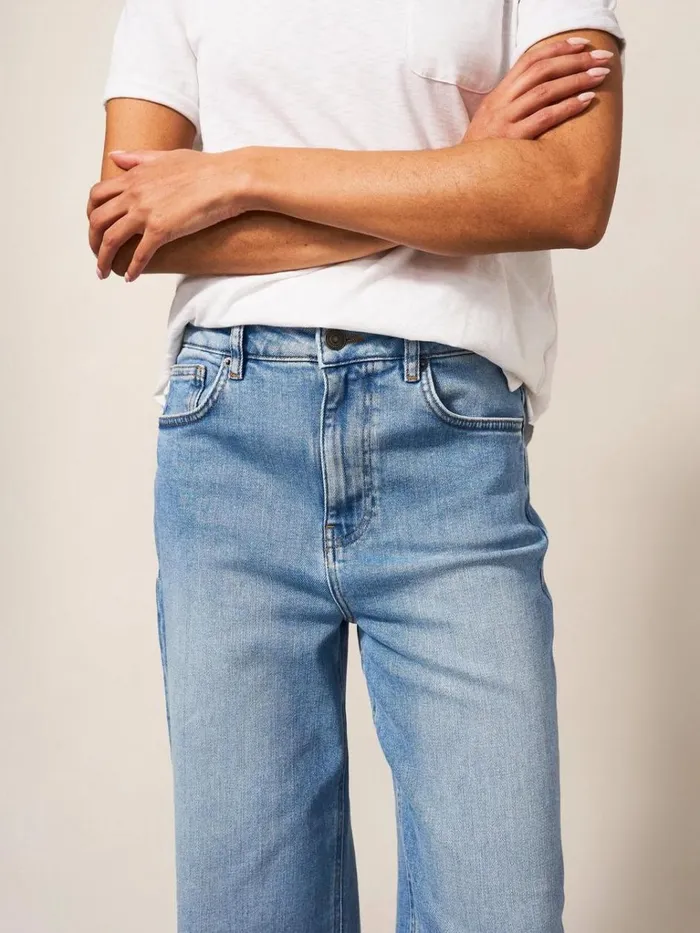 Women JEANS White Stuff Heidi Wide Leg Jean Light Denim Women JEANS White Stuff Heidi Wide Leg Jean Light Denim