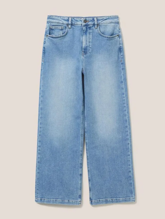Women JEANS White Stuff Heidi Wide Leg Jean Light Denim Women JEANS White Stuff Heidi Wide Leg Jean Light Denim