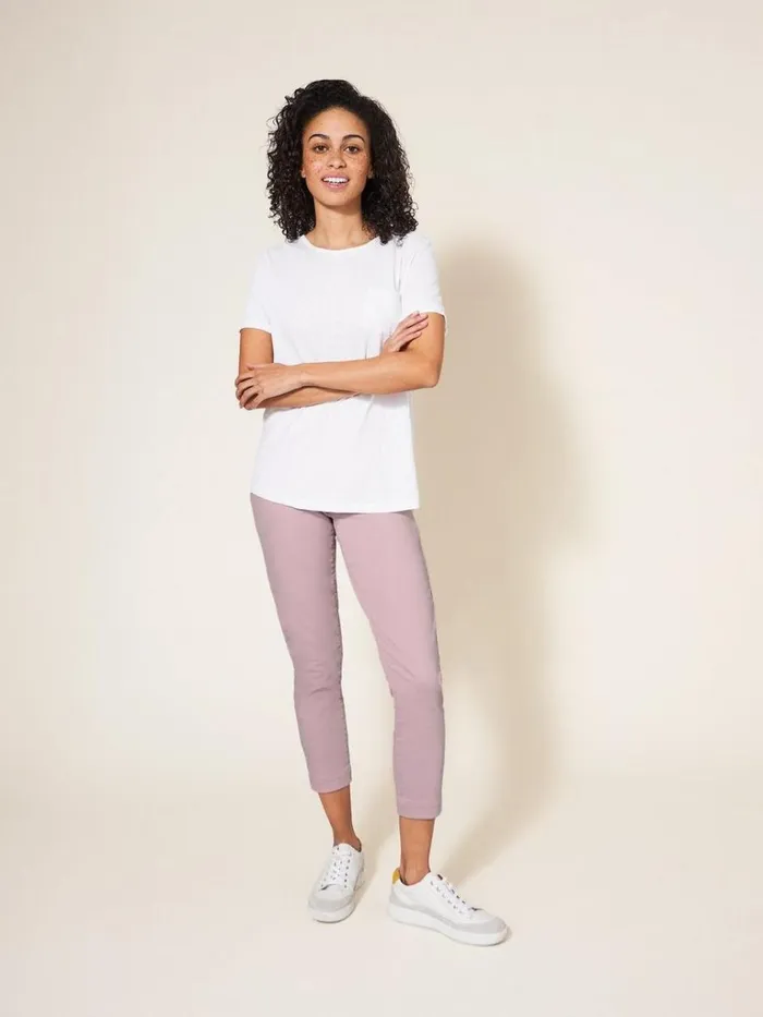 Women JEANS White Stuff Janey Cropped Jegging Dusty Pink