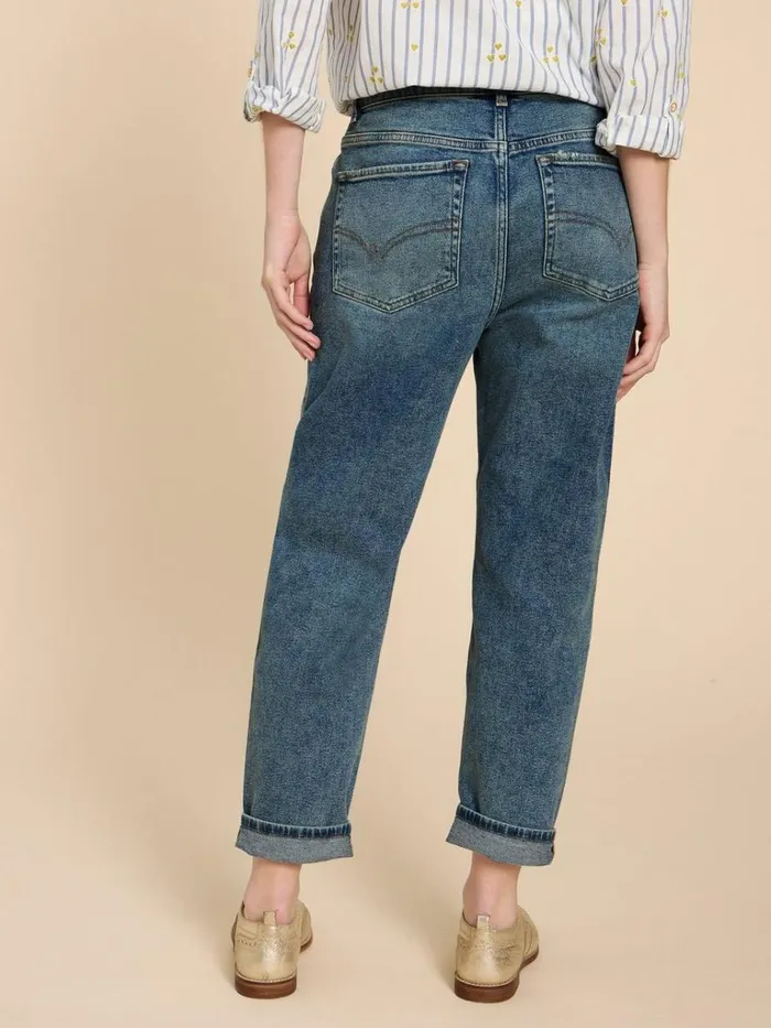 Women JEANS White Stuff Tilly Tapered Jean Mid Denim Women JEANS White Stuff Tilly Tapered Jean Mid Denim