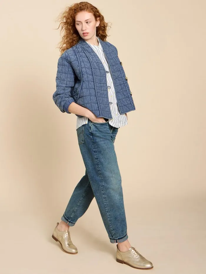 Women JEANS White Stuff Tilly Tapered Jean Mid Denim Women JEANS White Stuff Tilly Tapered Jean Mid Denim