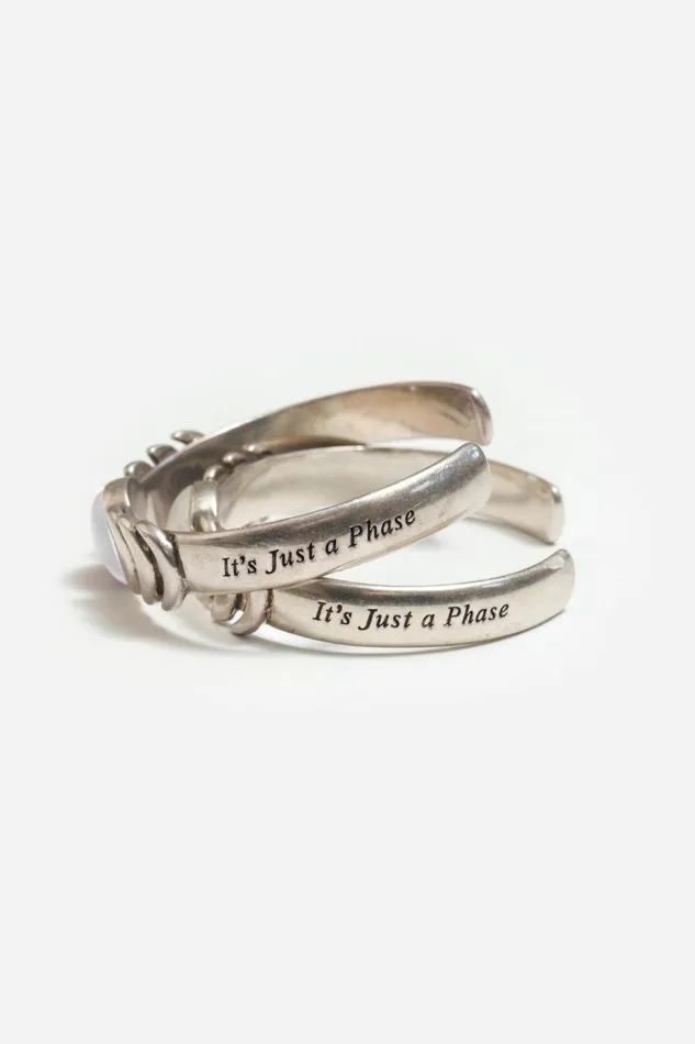Women Jewelry Johnny Was MOON PHASE SINGLE PEARL BRACELET Silver Women Jewelry Johnny Was MOON PHASE SINGLE PEARL BRACELET Silver