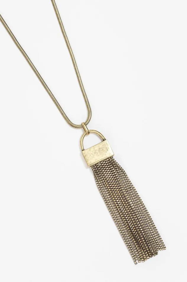 Women Jewelry Johnny Was TASSEL PENDANT NECKLACE Brass Women Jewelry Johnny Was TASSEL PENDANT NECKLACE Brass
