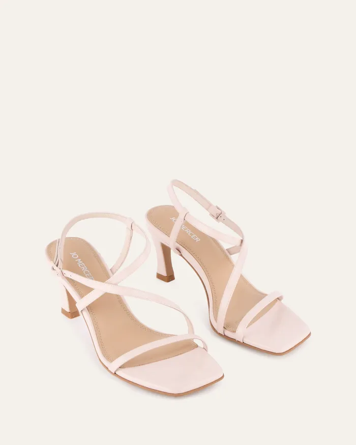 Women Jockey high heel sandals soft pink leather HIGH SANDALS jomercer Women Jockey high heel sandals soft pink leather HIGH SANDALS jomercer