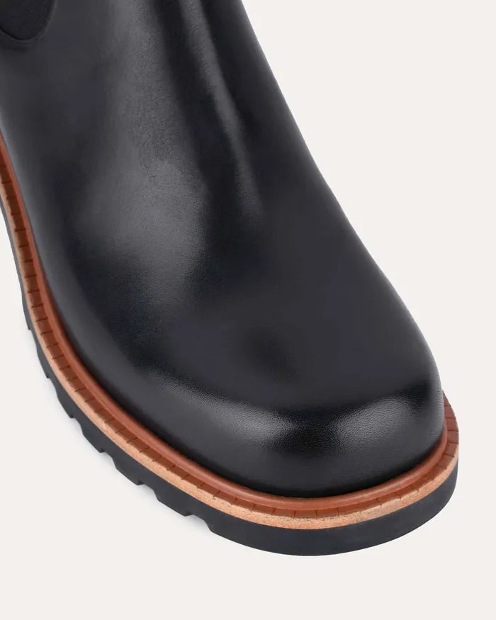 Women jomercer Beverley mid ankle boots black leather ANKLE BOOTS Women jomercer Beverley mid ankle boots black leather ANKLE BOOTS