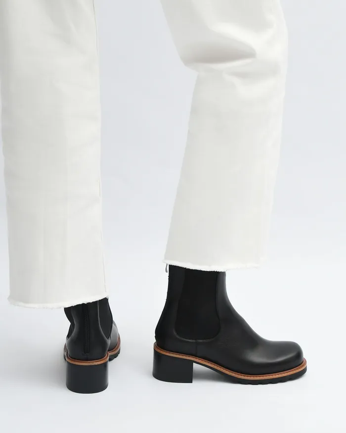 Women jomercer Beverley mid ankle boots black leather ANKLE BOOTS Women jomercer Beverley mid ankle boots black leather ANKLE BOOTS