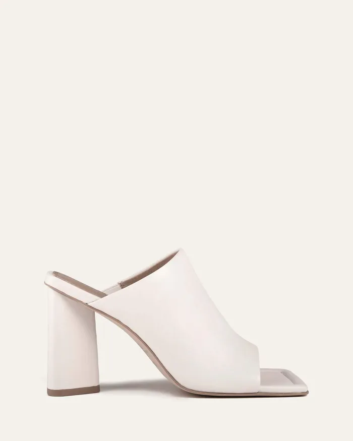 Women jomercer Danielle high heel sandals off white leather HIGH SANDALS