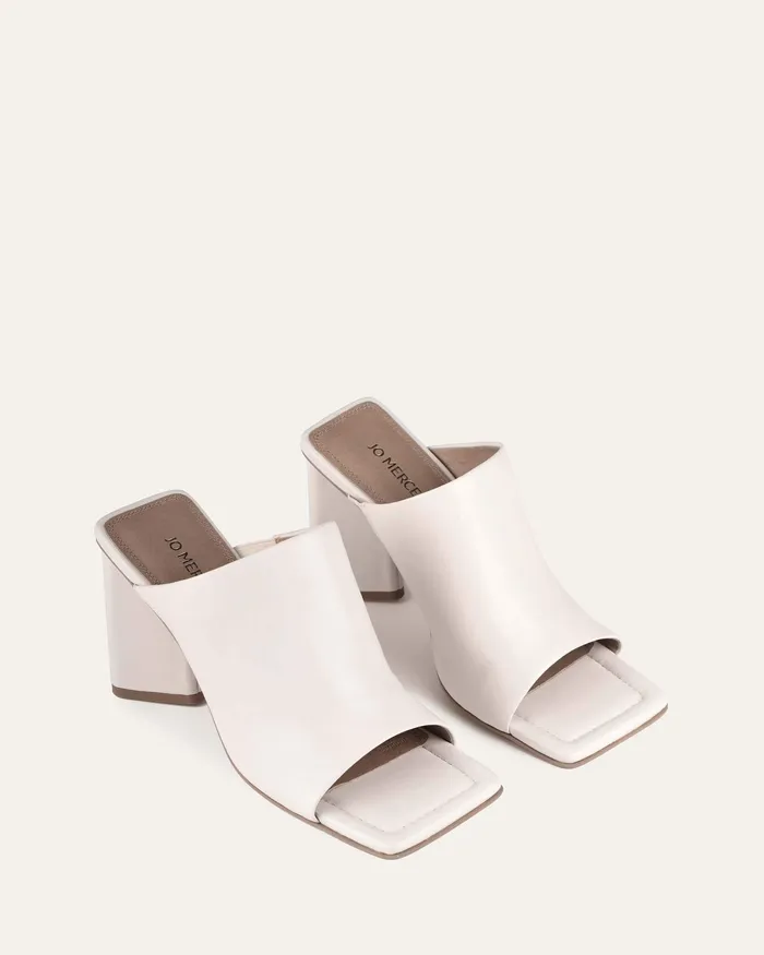 Women jomercer Danielle high heel sandals off white leather HIGH SANDALS Women jomercer Danielle high heel sandals off white leather HIGH SANDALS