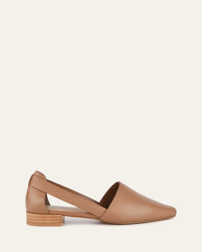 Women jomercer Willa casual flats caramel leather CASUAL