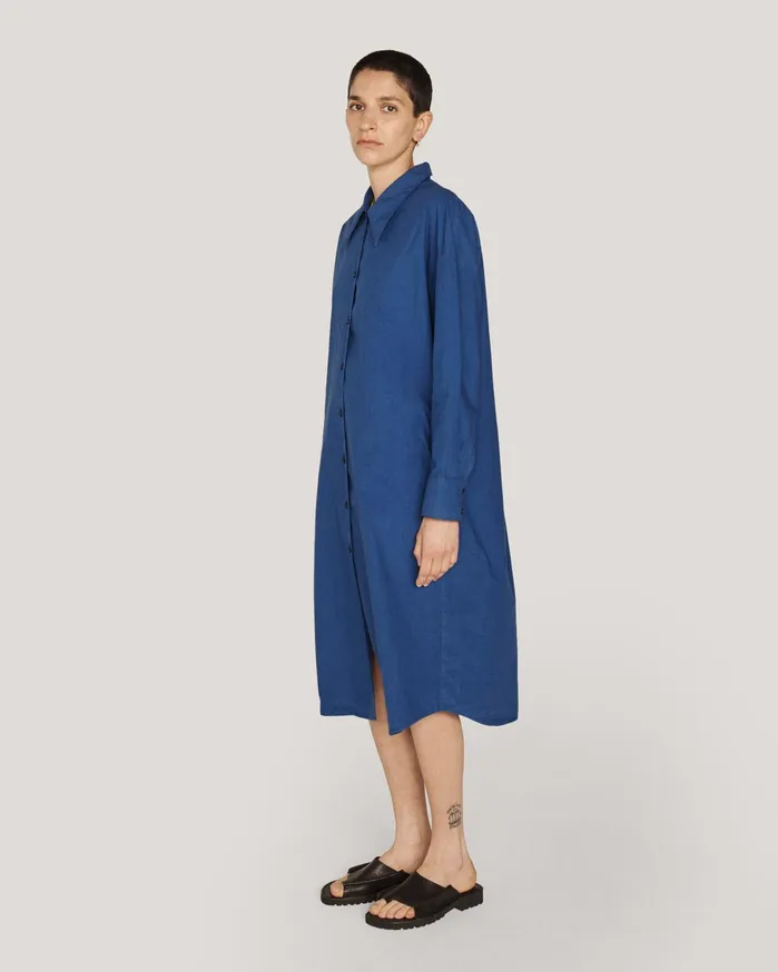 Women Judy Dress Blue YMC Dresses