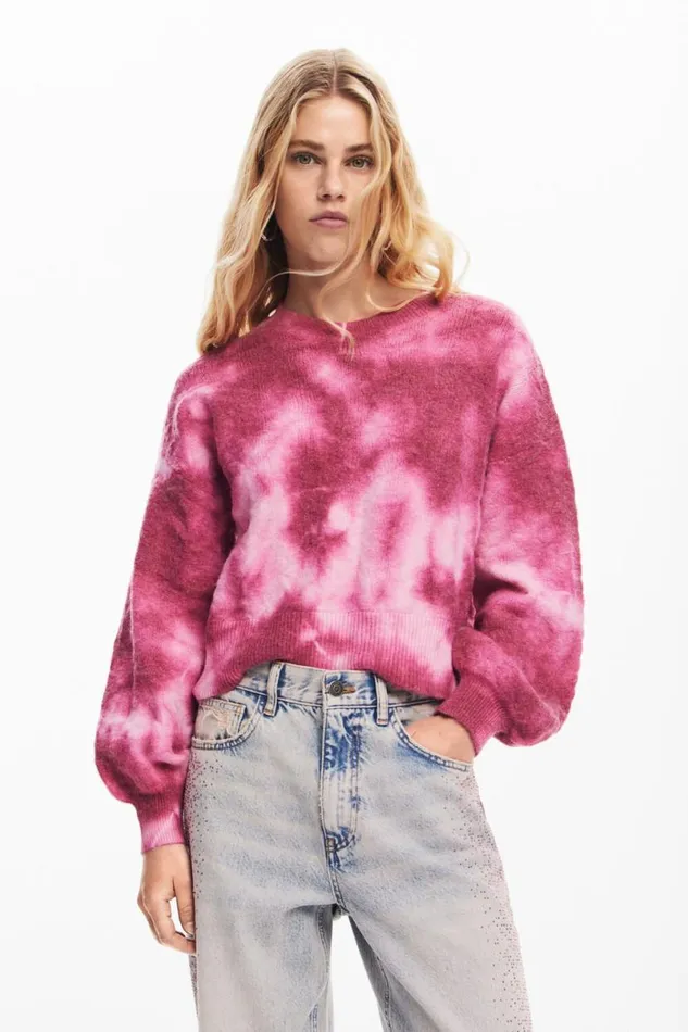 Women Jumpers Desigual Tiedye Sweater