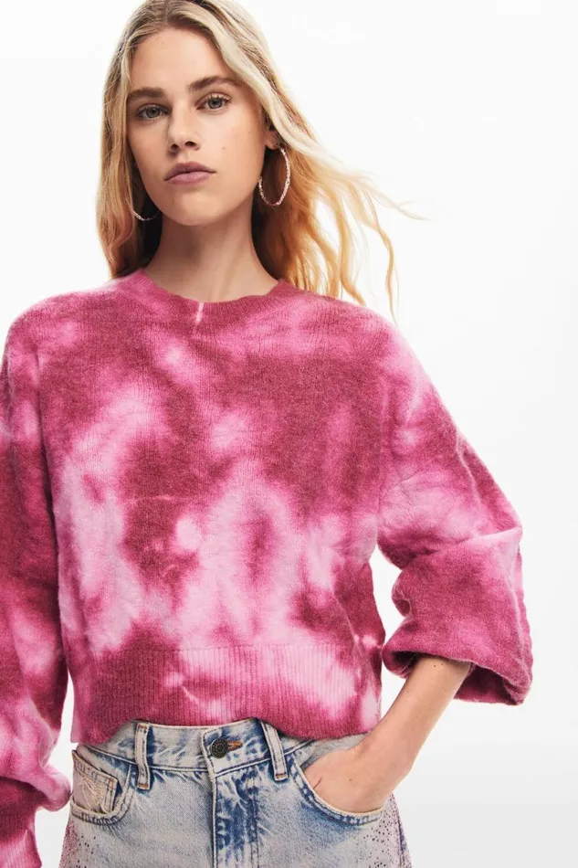 Women Jumpers Desigual Tiedye Sweater