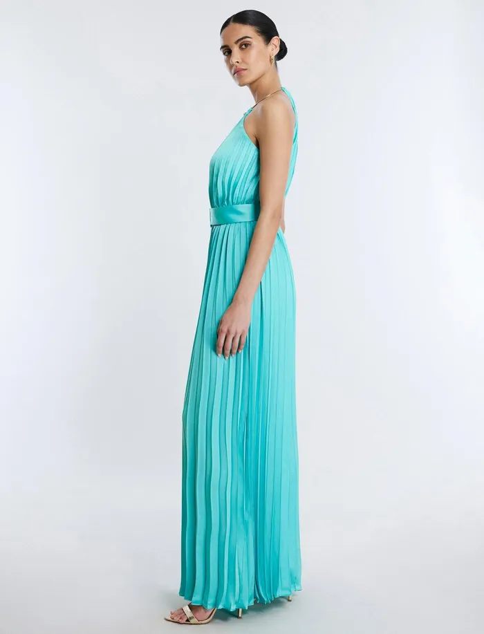 Women Jumpsuits and Rompers BCBG Libby Wide Leg Belted Jumpsuit Polynya