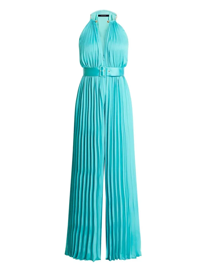 Women Jumpsuits and Rompers BCBG Libby Wide Leg Belted Jumpsuit Polynya