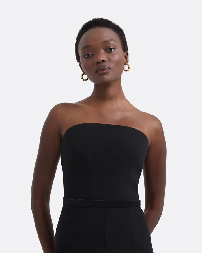 Women Jumpsuits Safiyaa Myrine Black Jumpsuit With Belt Black