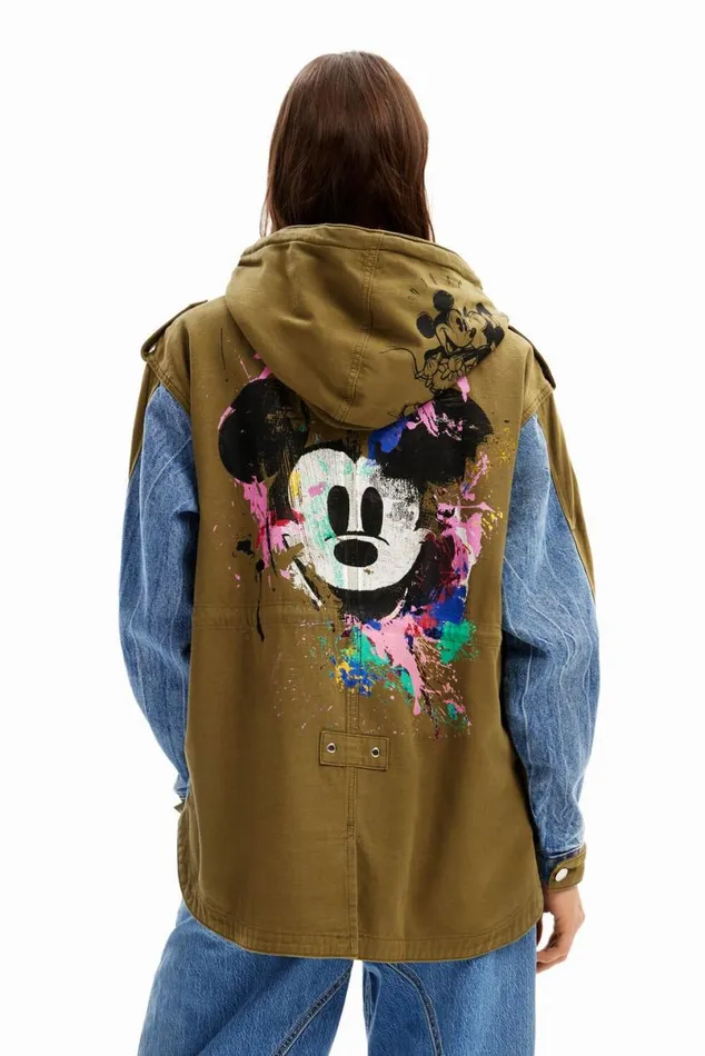 WomenKids Coats And Jackets Desigual Disney039s Mickey Mouse Parka Jacket